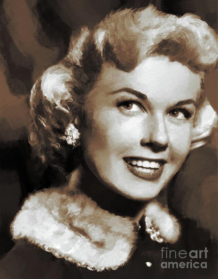 Doris Day, Actress #1 Painting by Esoterica Art Agency