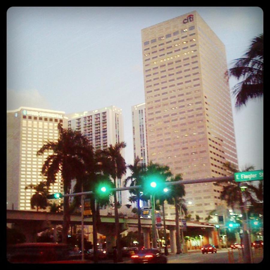 Downtown Miami #1 Photograph by Juan Silva