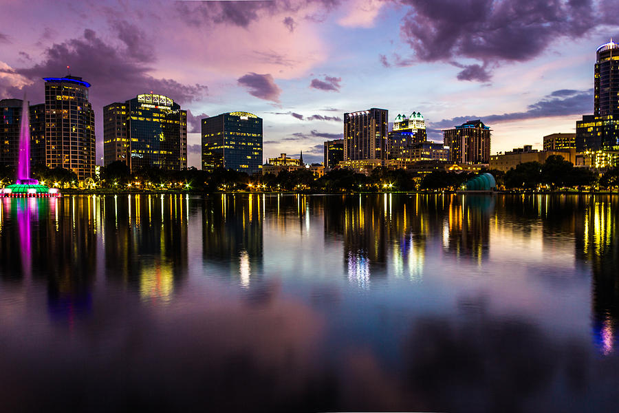 Downtown Orlando #1 Photograph by Mike Dunn
