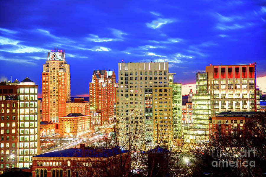 Downtown Providence Rhode Island Skyline Photograph by Denis Tangney Jr ...