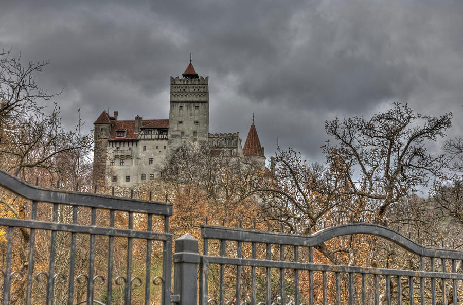 Draculas Castle Transilvania in HDR #1 Photograph by Matthew Bamberg