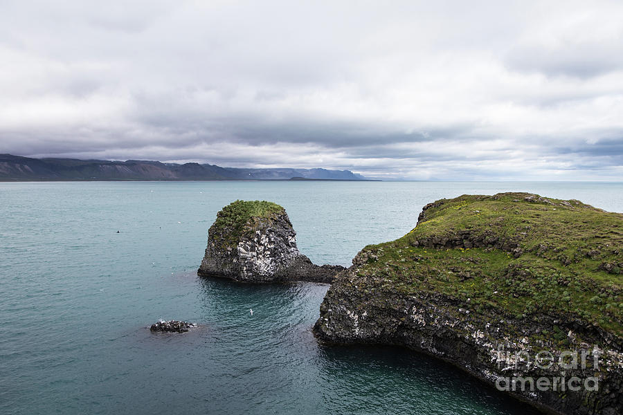 Dramatic coast in Iceland #1 Photograph by Didier Marti