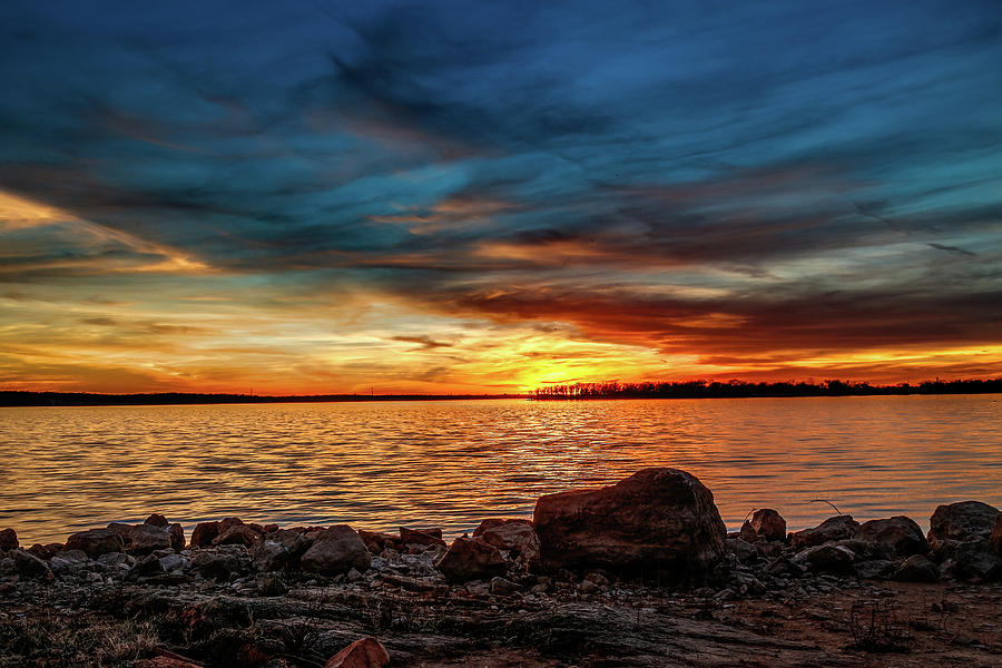 Dramatic Sunset #1 Photograph by Doug Long