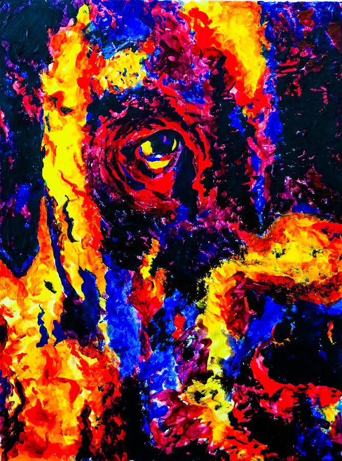 Dream Dog Painting by Artsy Gypsy