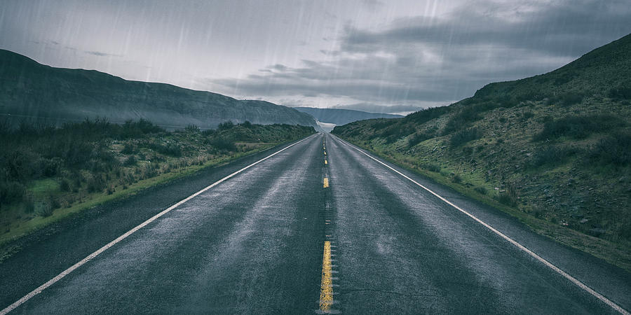 Driving Rain #1 Photograph by Robert Fawcett