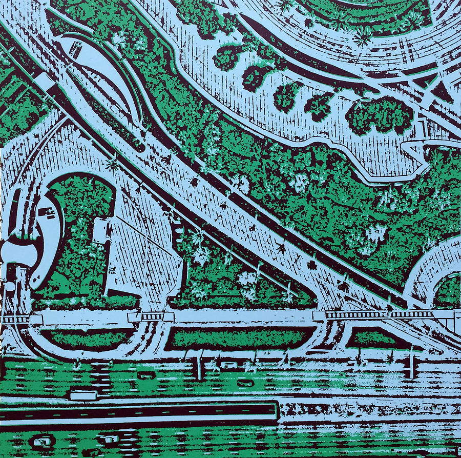 Transportation Digital Art - Dubai Roadways #1 by Toni Silber-Delerive