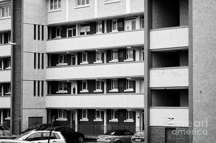City Photograph - dublin social housing oliver bond flats in the liberties dublin city centre Ireland #1 by Joe Fox