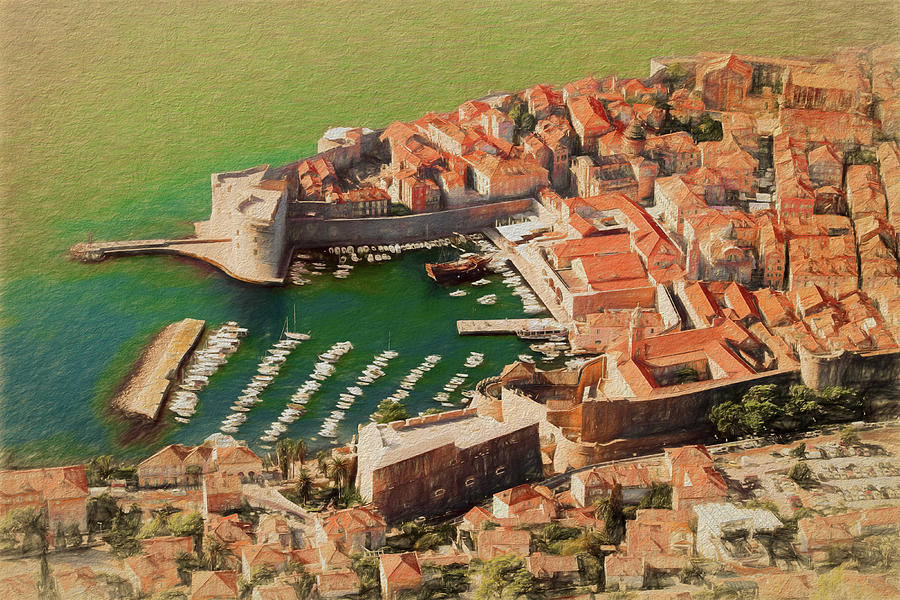 Dubrovnik Aerial View #1 Photograph by Artur Bogacki
