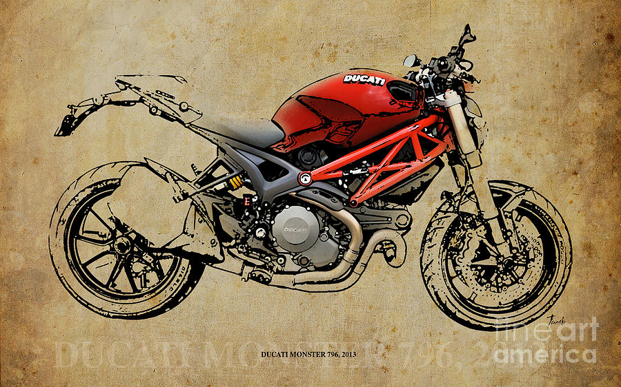 2013 ducati monster discount 796