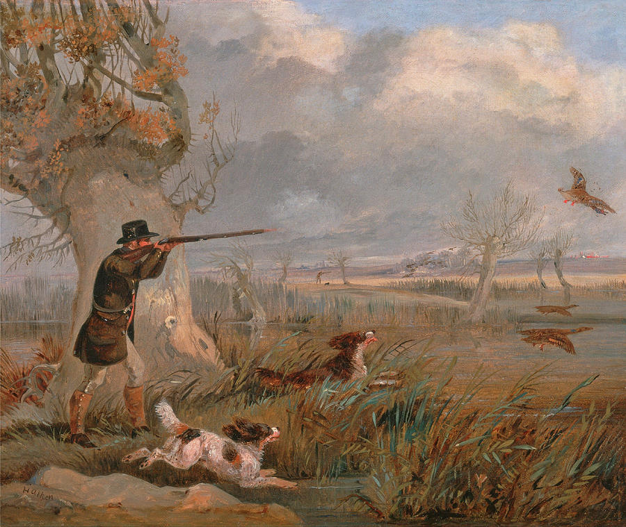 Duck Shooting #1 Painting by Henry Thomas Alken