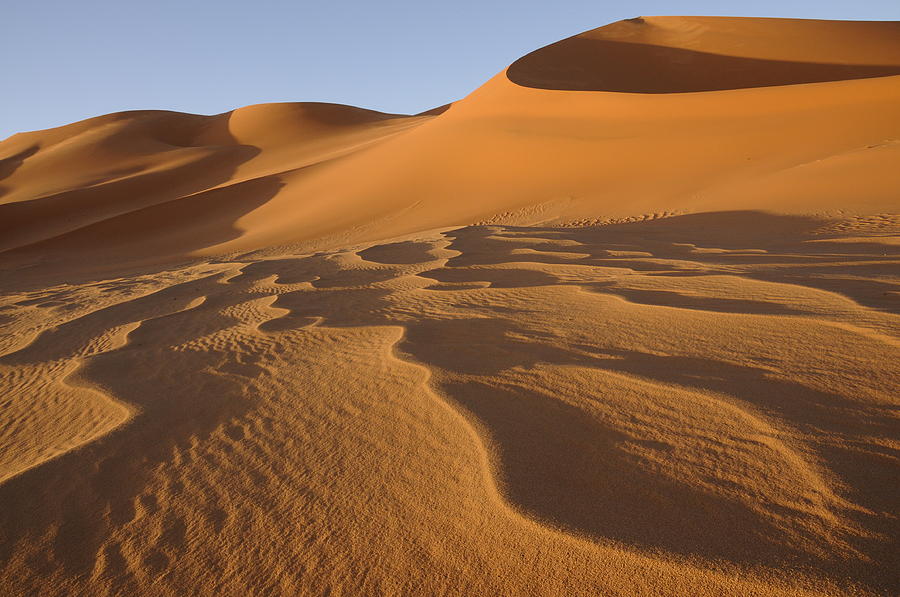 Dunes on Sahara Desert Photograph by Michael Szafarczyk - Fine Art America