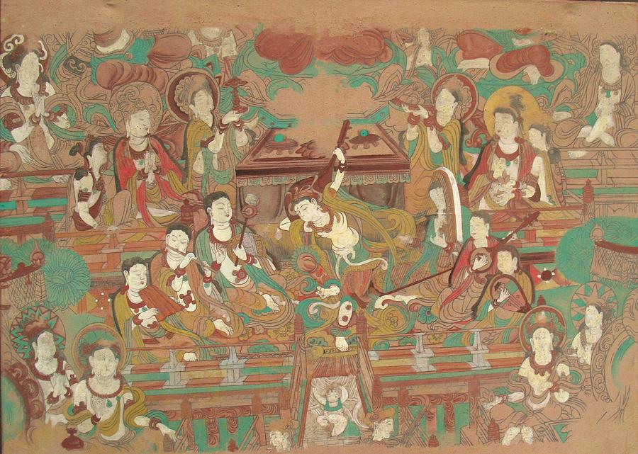 Dunhuang #1 Painting by Zhicheng Zang