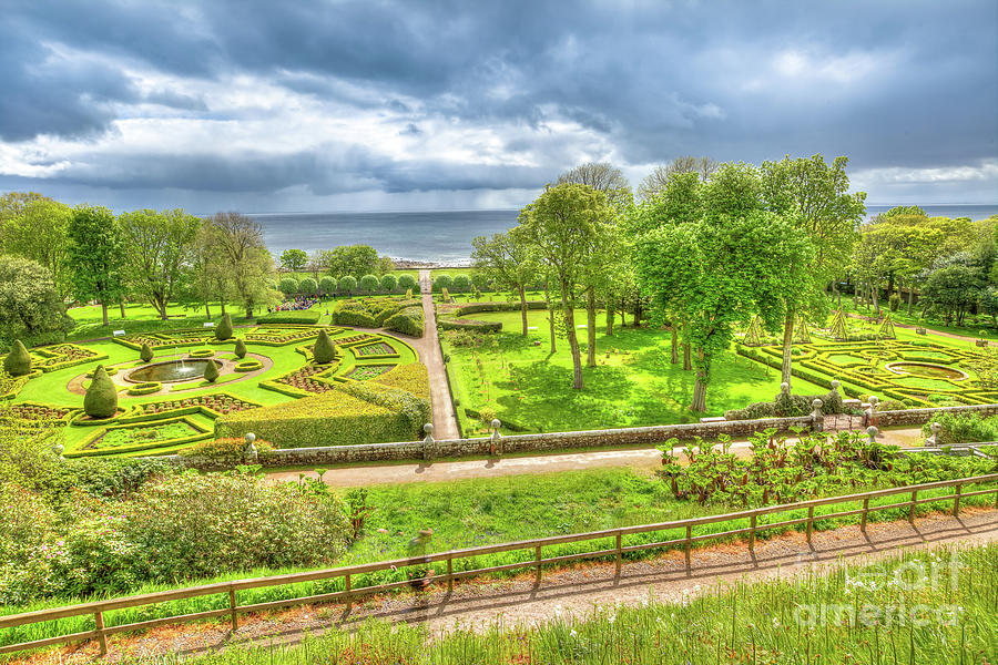 Dunrobin Castle gardens #1 Photograph by Benny Marty