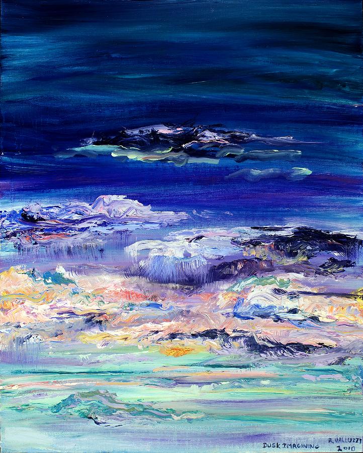 Sunset Painting - Dusk Imagining by Regina Valluzzi