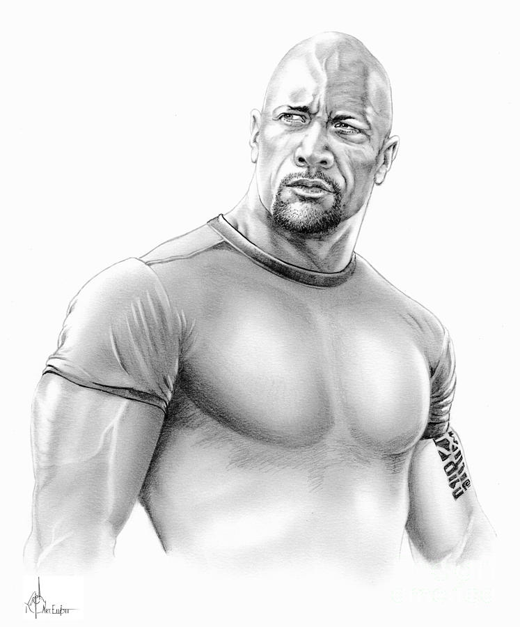 Dwayne 'The Rock' Johnson Dimensions & Drawings