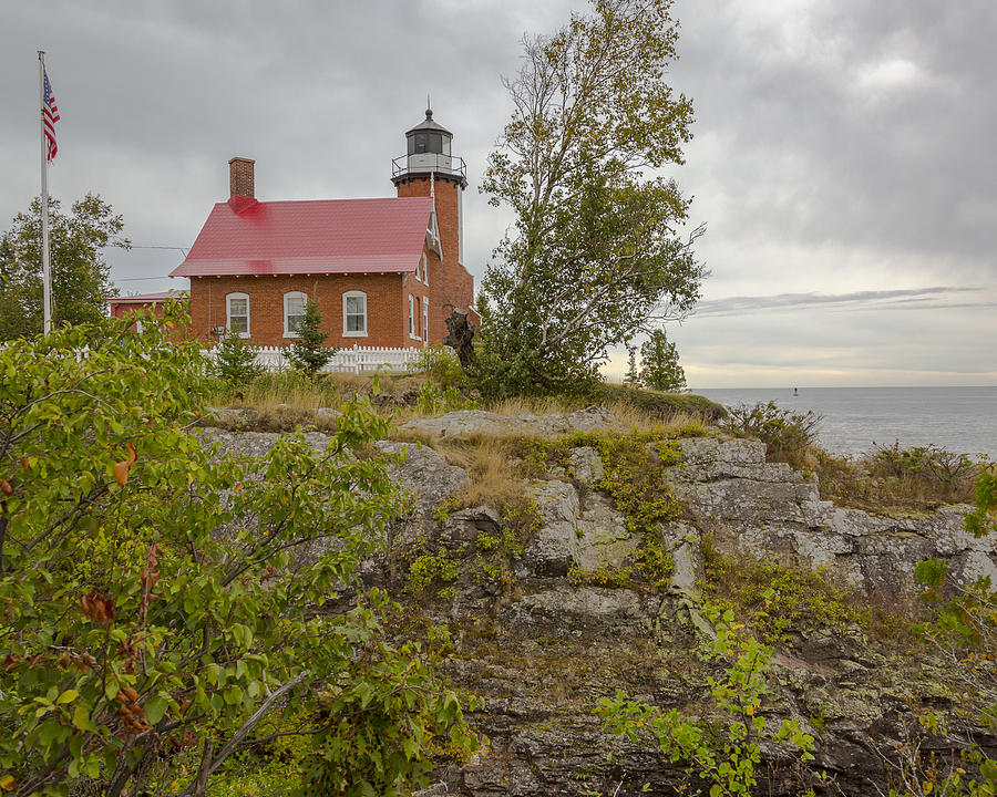 Eagle Harbor Light Station #1 Photograph by Jack R Perry