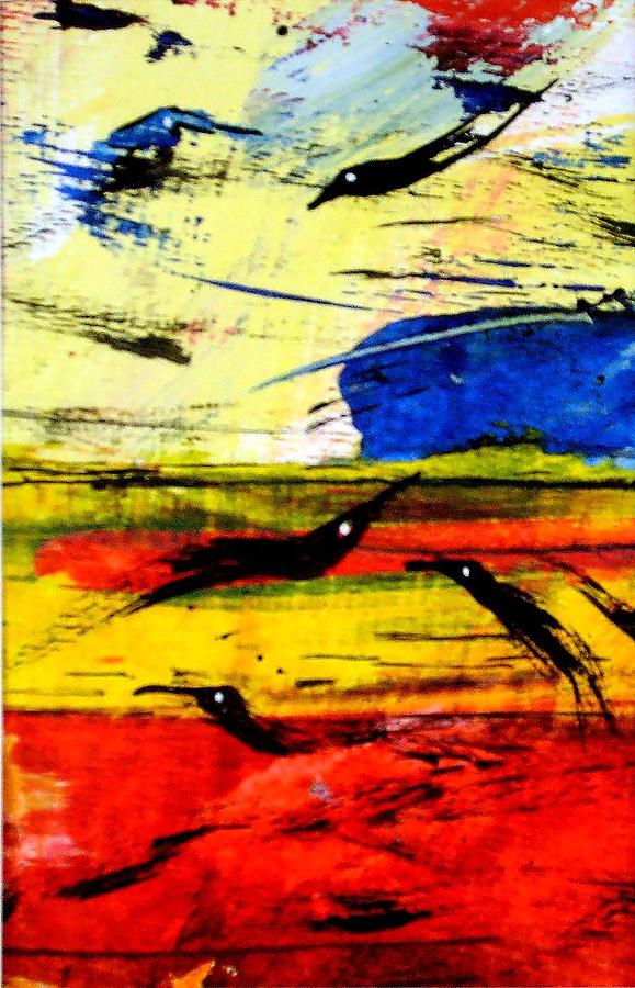 Early birdsong #1 Painting by Paul Pulszartti
