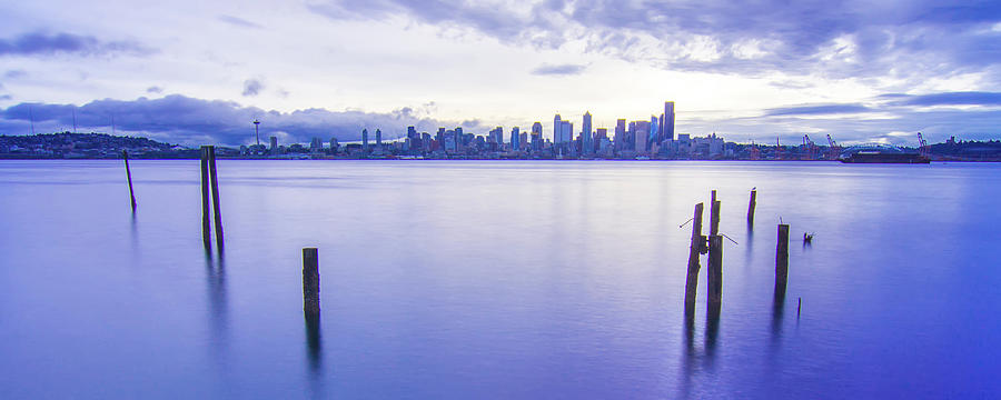 Early Morning Sunrise In Seattle Washington #1 Photograph by Alex Grichenko