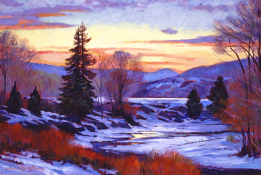 Early Spring Daybreak Painting