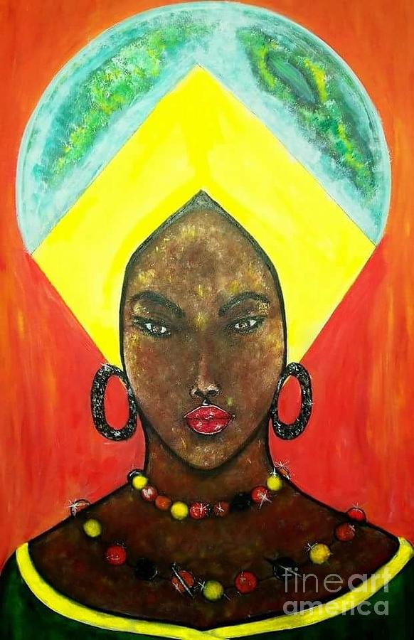 Earth Mother #1 Painting by Tyrone Hart