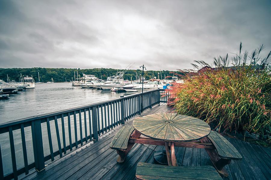 East Greenwich Rhode Island Bay Harbor And Yaht Club Marina #1 Photograph by Alex Grichenko