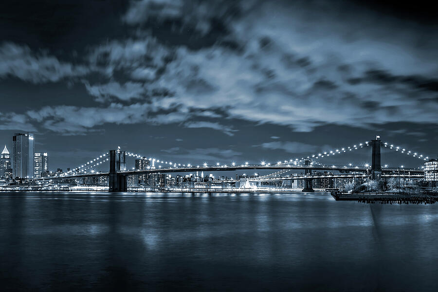 Brooklyn Bridge Photograph - East River View by Az Jackson