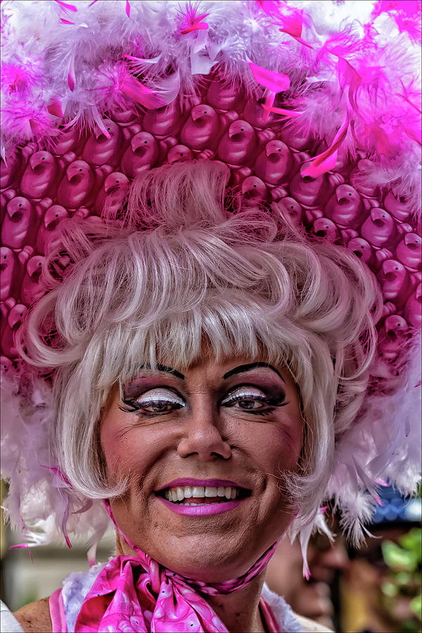 Easter Parade NYC 2017 Drag Queen  #1 Photograph by Robert Ullmann