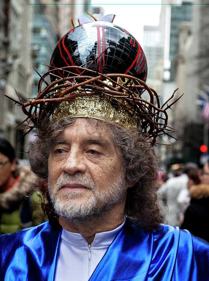 Easter Parade NYC 4_1_2018 NYC Protester #1 Photograph by Robert Ullmann