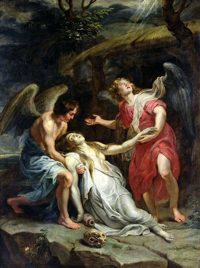 Ecstasy Of Mary Magdalene #2 Painting by Peter Paul Rubens