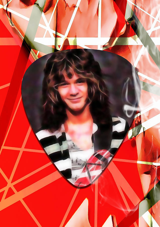 Eddie Van Halen Art #2 Mixed Media by Marvin Blaine