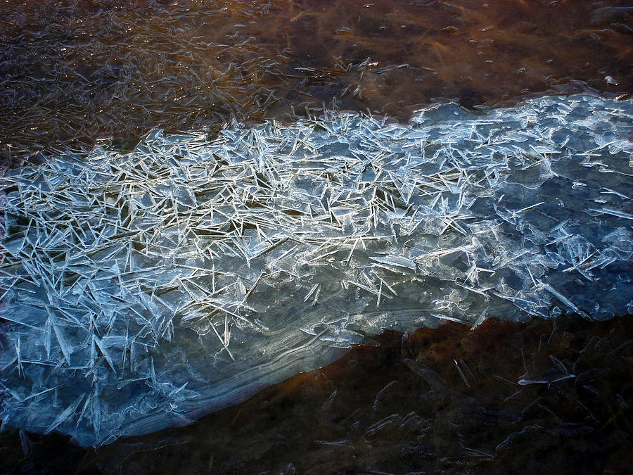 Edges of Ice #1 Photograph by Marilynne Bull