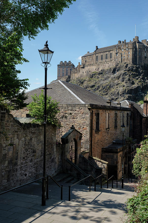 Castle Photograph - Edinburgh Castle in Scotland #1 by Jeremy Lavender Photography