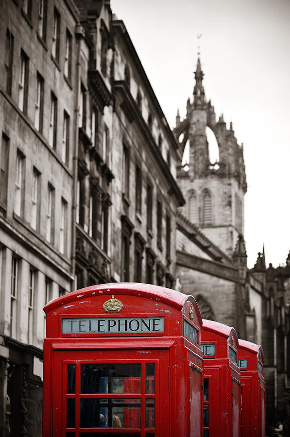 Edinburgh city street #1 Photograph by Songquan Deng
