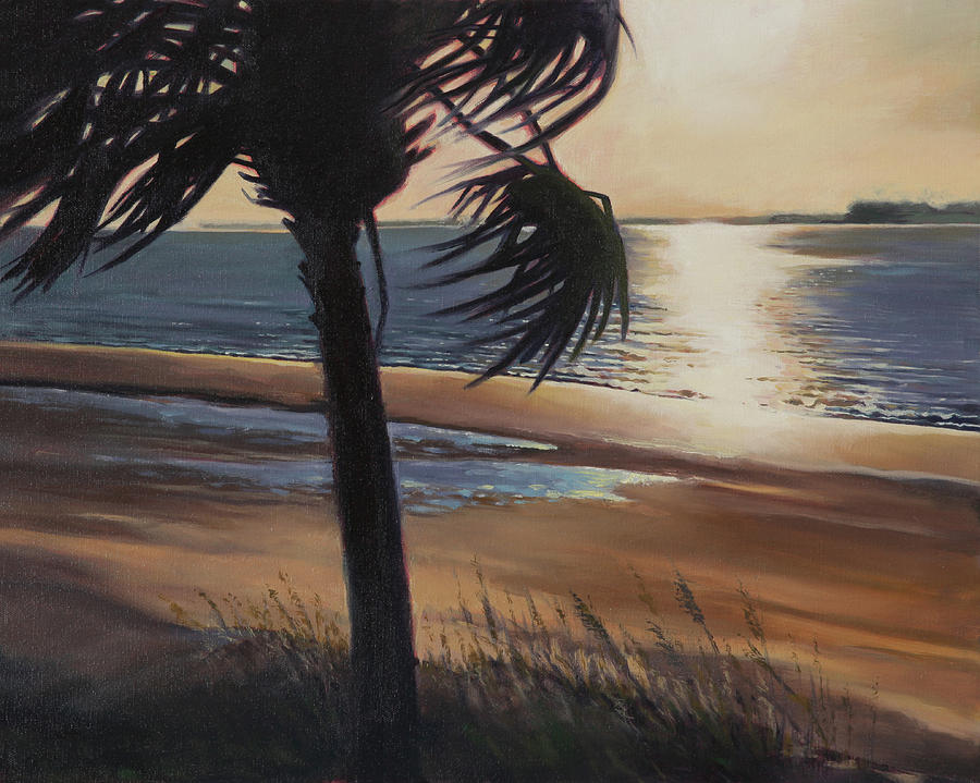Sunset Painting - Edisto Sunset #1 by Todd Baxter