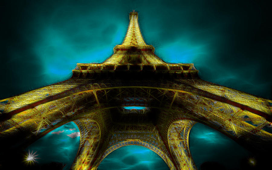 Eiffel Tower Digital Art