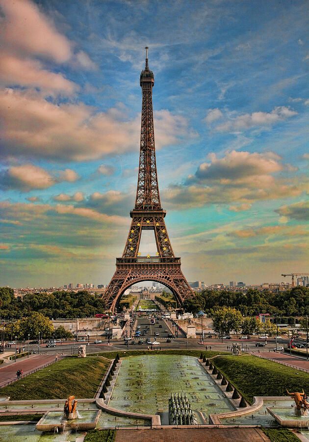 Eiffel Tower V #2 Photograph by Chuck Kuhn
