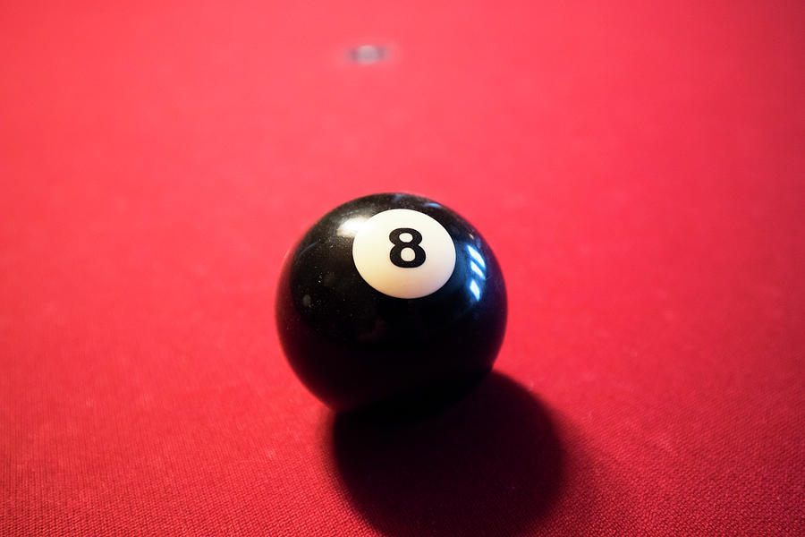 Eight Ball #1 Photograph by David Stasiak
