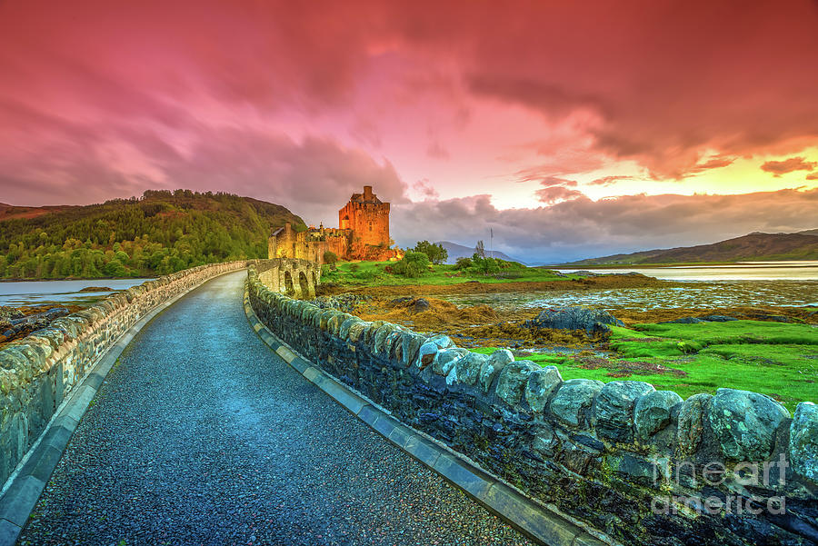 Eilean Donan sunset #1 Photograph by Benny Marty