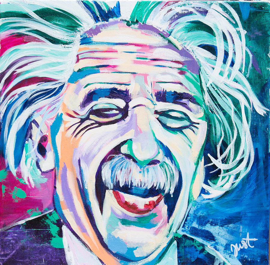 Einstein #1 Painting by Janice Westfall