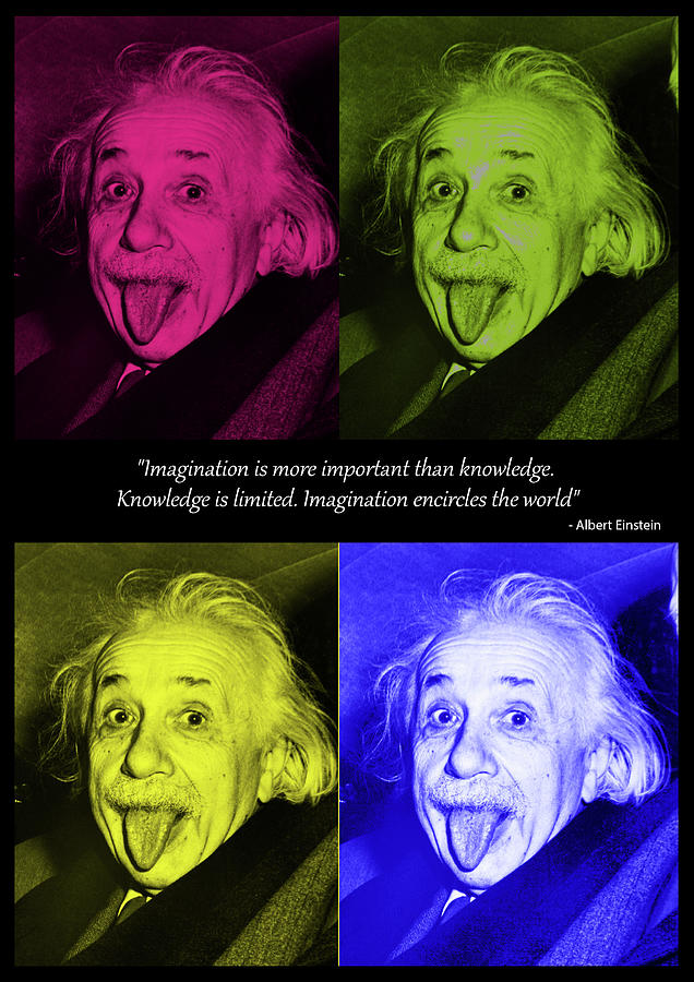 Einstein Digital Art by Phalguni Roy - Pixels