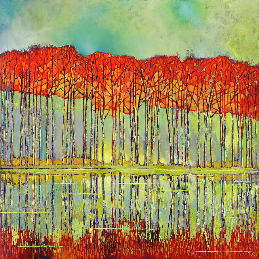 Elated Autumn Painting by Ford Smith