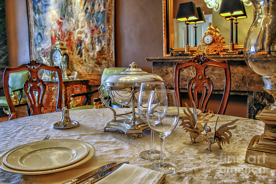 Silverware on elegant dinner table Photograph by Patricia Hofmeester