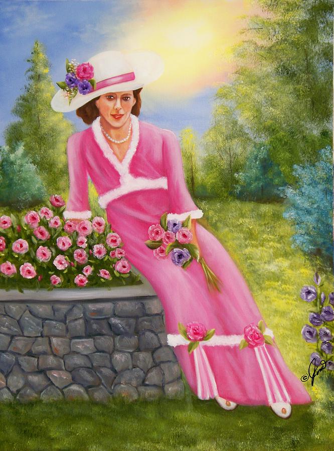 Elegant Lady #1 Painting by Joni McPherson