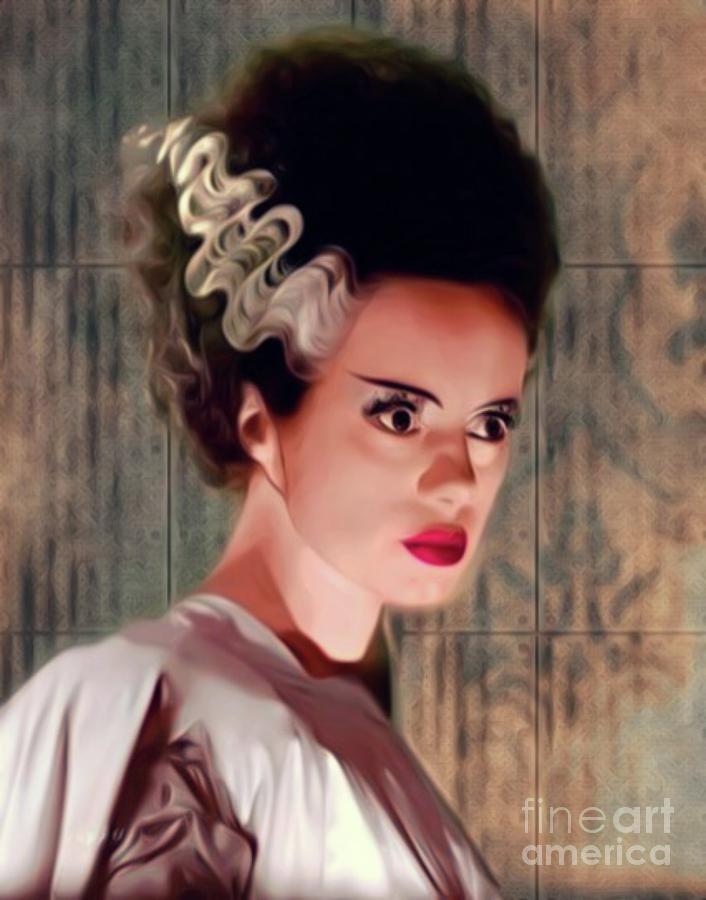Elsa Lanchester, Bride Of Frankenstein Digital Art