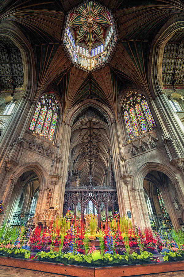 Ely Cathedral Flower Festival #1 Photograph by James Billings
