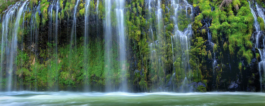 Emerald Cascades Panoramic Photograph by Chris Moore - Fine Art America