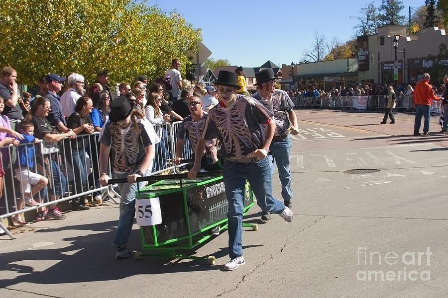 Halloween Photograph - Emma Crawford Coffin Races in Manitou Springs Colorado #9 by Steven Krull