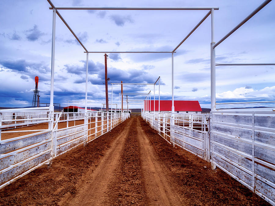 Sunset Photograph - Empty Corrals #1 by Mountain Dreams