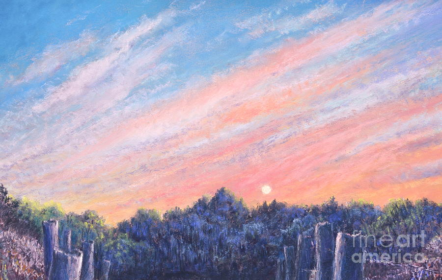 enchanced Catching the Sunset  #1 Painting by Penny Neimiller