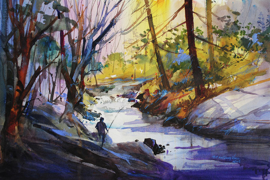 Enchanted Wilderness #1 Painting by P Anthony Visco